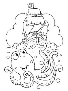 236x314 Coloring Pages For Kids Pirate Ships, Ships And Craft