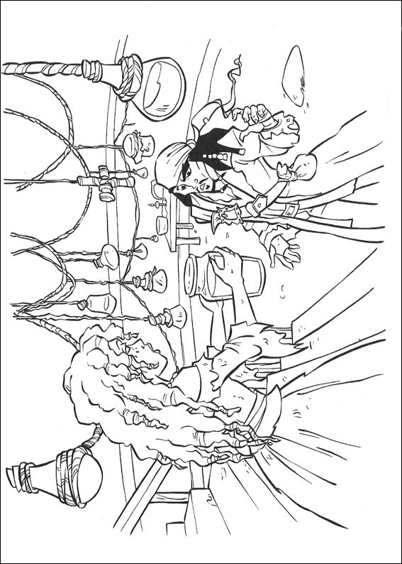 567x794 Pirates Of The Caribbean Coloring Book Pages
