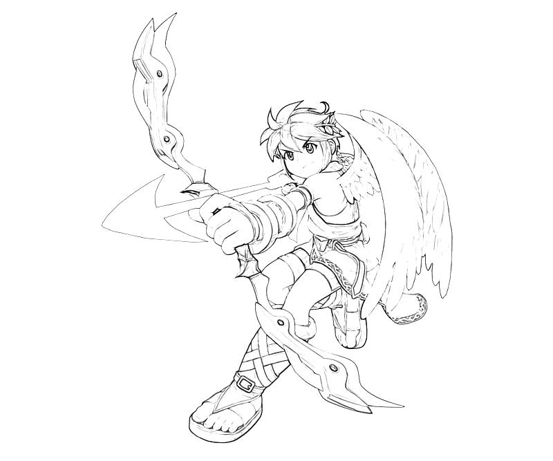 800x667 Kid Icarus Pit Bow Mario