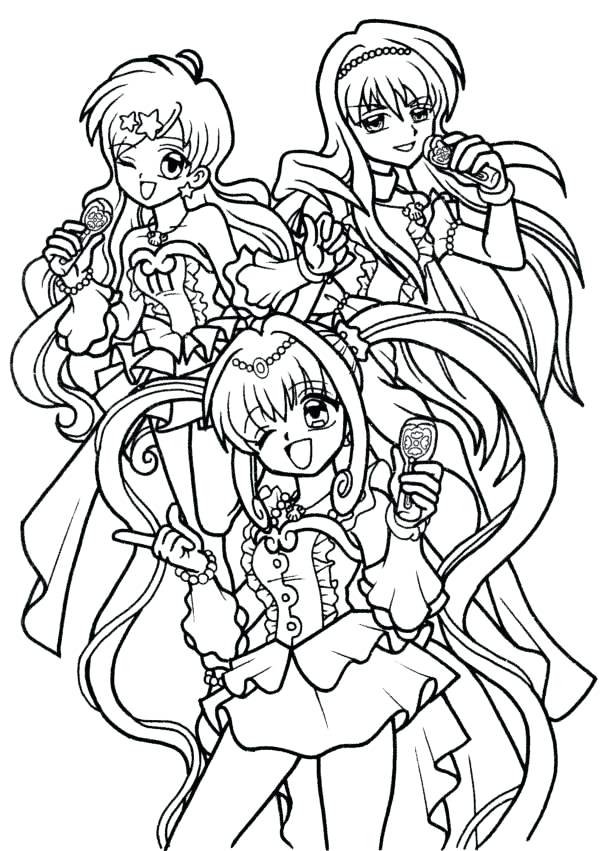 600x851 Mermaid Melody Coloring Pages Mermaid Melody Coloring Pages Online