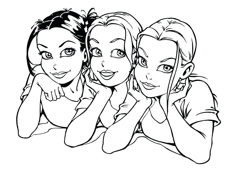 820x580 Teenage Girl Coloring Pages Teenage Girl In And Shorts Coloring