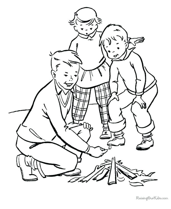 670x820 Camping Coloring Page Camping Printable Coloring Pages Camping