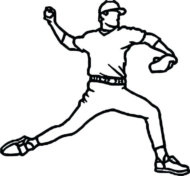 728x672 Pitcher Coloring Pages Raovattoanquoc