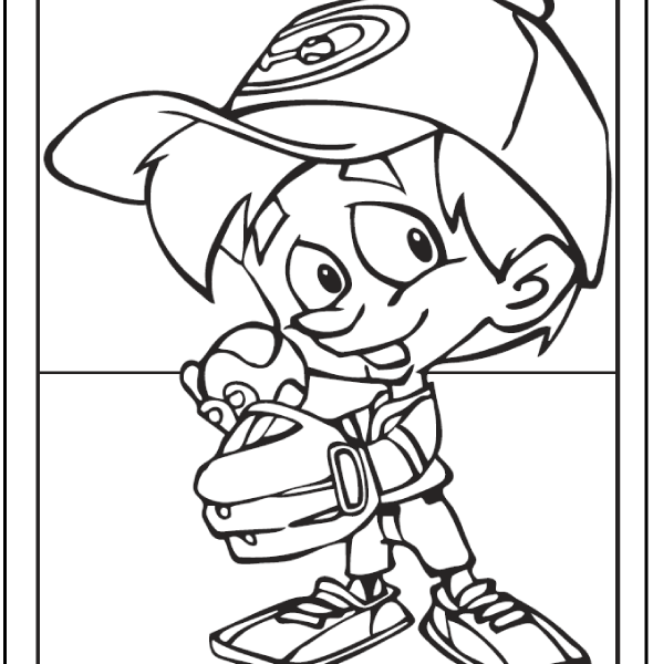 590x600 Pitcher Coloring Pages Baseball Coloring Pages Customize And Print