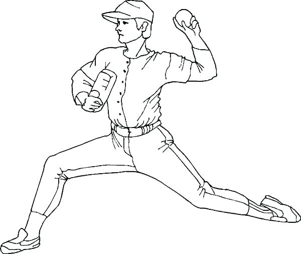 600x506 Baseball Coloring Pages Coloring Pages Printable Coloring Pages
