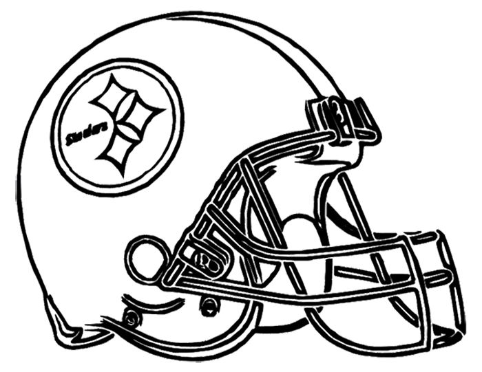 700x541 Football Helmet Steelers Pittsburgh Coloring Page Pittsburgh