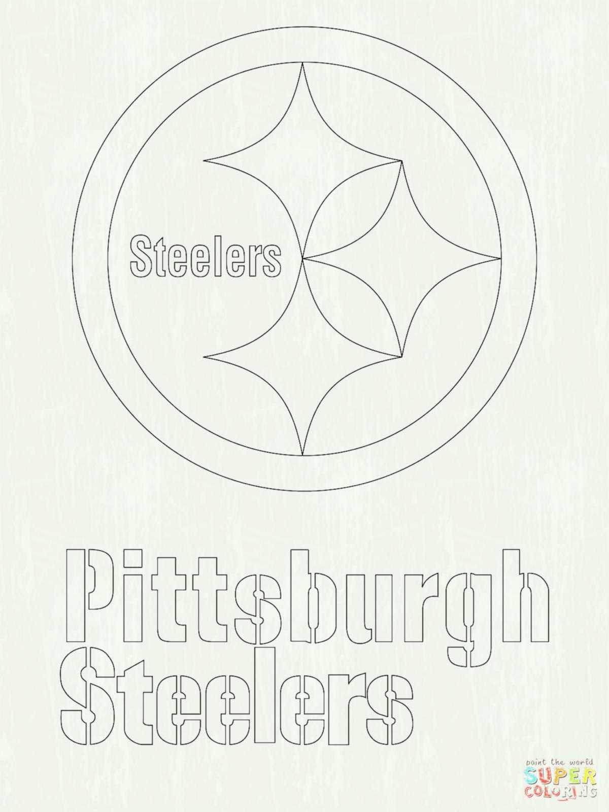 1200x1600 Click The Pittsburgh Steelers Logo Coloring Pages Page Free