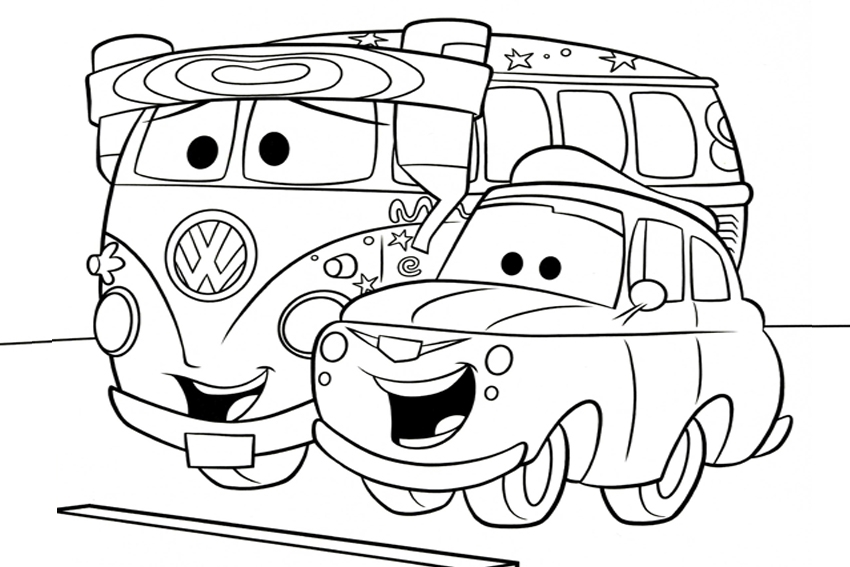 850x567 Pixar Cars Colouring Pages Free Coloring Page Zone