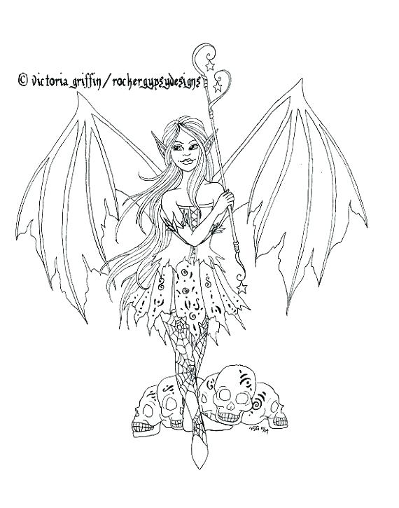 570x725 Pixie 3 Coloring Everychatco Pixie 3 Coloring Fairy Witch 5