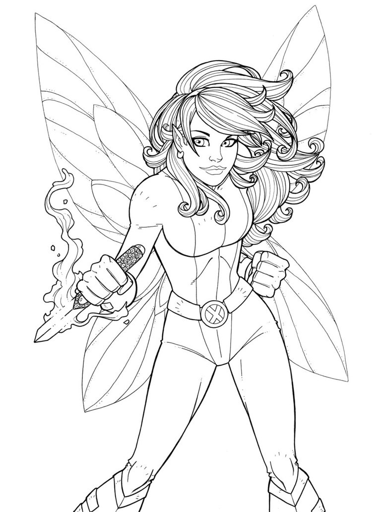 774x1032 Pixie Coloring Pages Best Coloring Book For Free Downloads