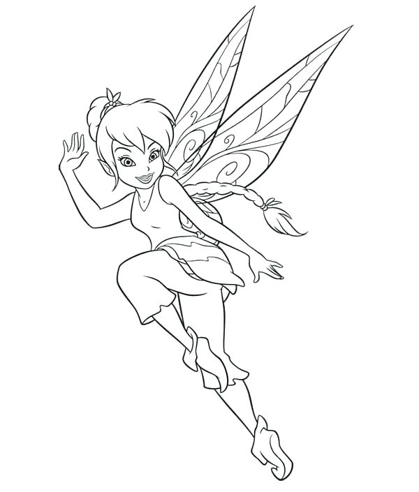 600x705 Pixie Coloring Pages