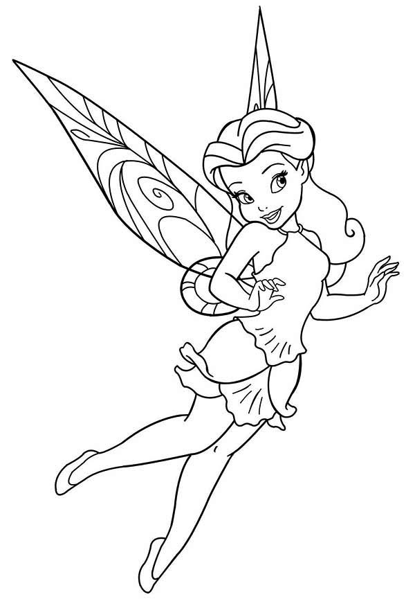 600x875 Picture Of Fairy Rosetta In Pixie Coloring Page