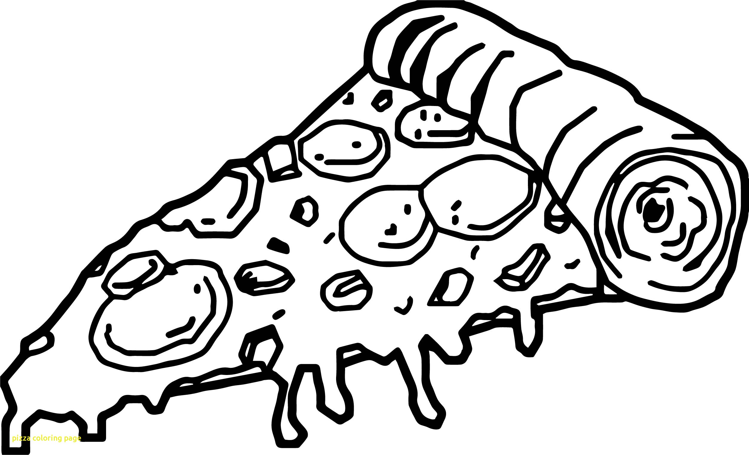 2507x1524 Pizza Coloring Pages Page With Slice Food 22518 Prixducommerce
