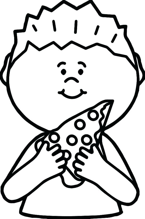 615x928 Pizza Coloring Pages Printable Pizza Ingredients Coloring Pages