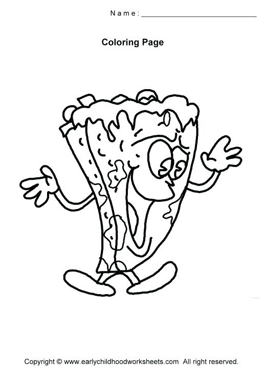 520x730 Coloring Page Pizza Pizza Coloring Pages Print Coloring Page Pizza