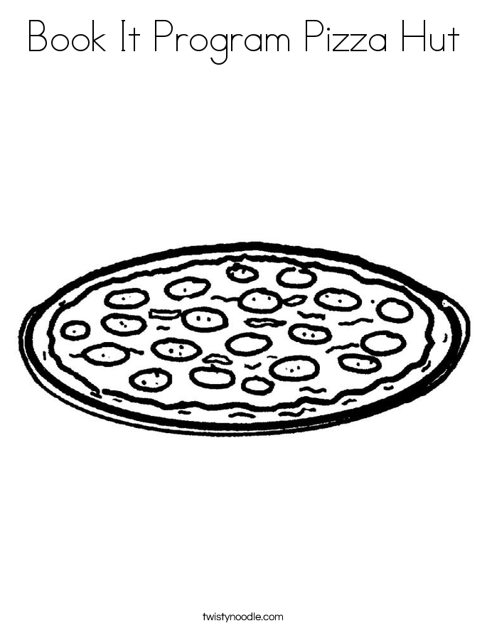 685x886 Book It Program Pizza Hut Coloring Page