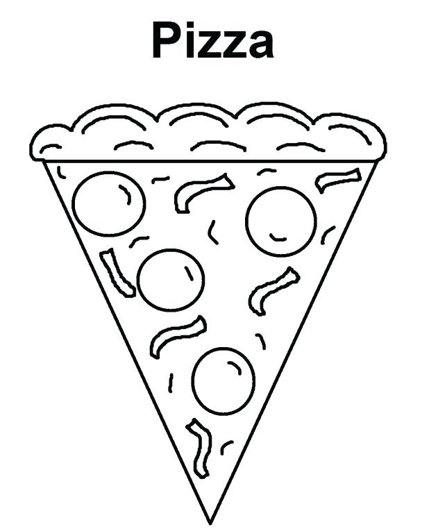 618x762 Pizza Coloring Pages Coloring Pages Of Food Food Coloring Pages
