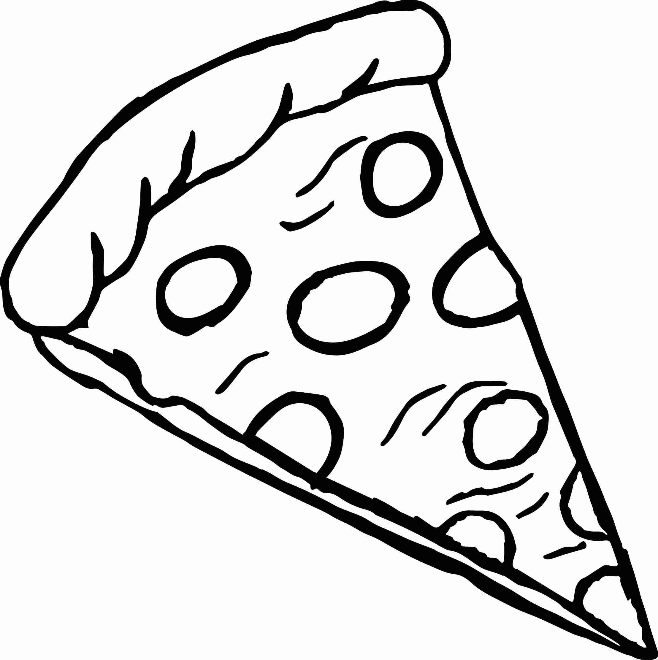 2217x2224 Revealing Pizza Hut Coloring Pages Pepperoni P