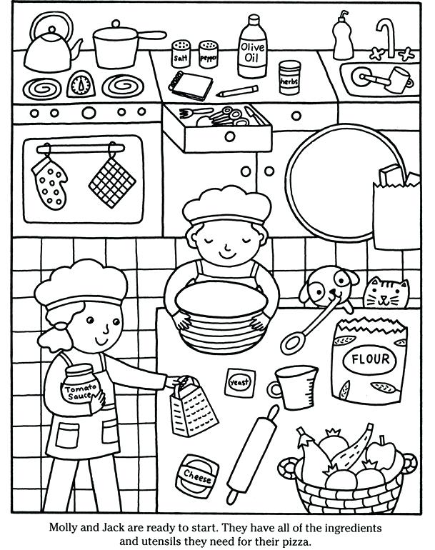 609x770 Color Cook Pizza Publications Coloring Pages Edition Showbiz Pizza