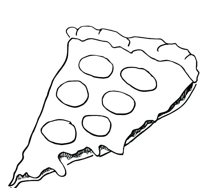 678x600 Pizza Coloring Page Cheese Pizza Slice Coloring Page