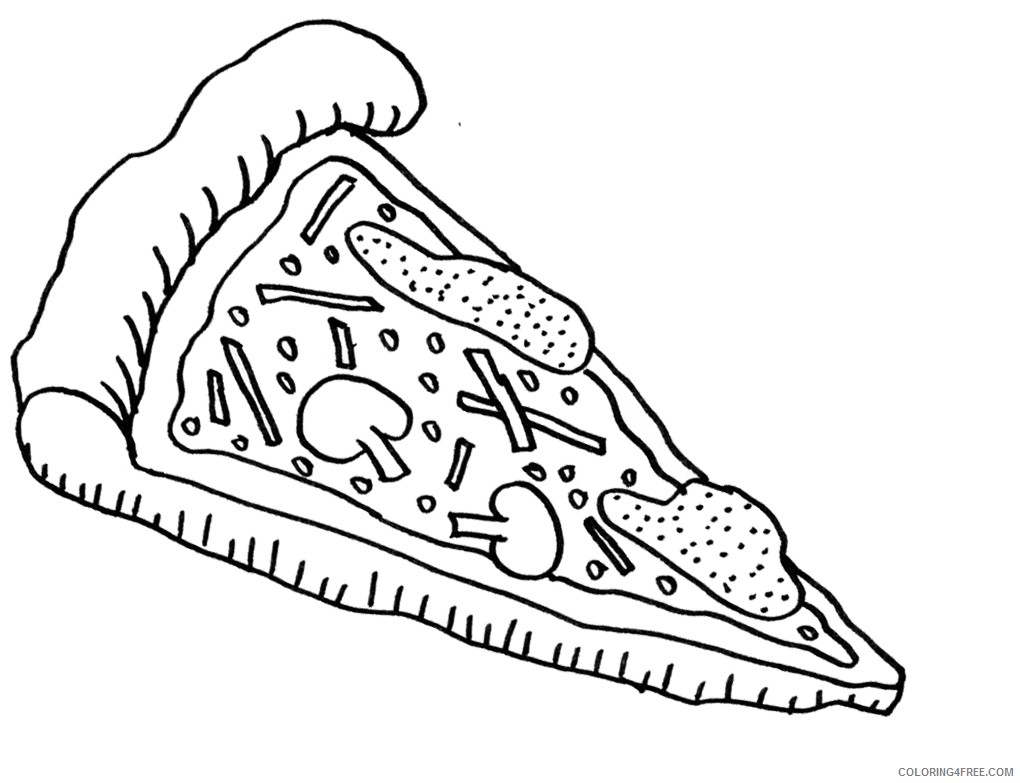 1020x783 Coloring Pizza Slice Coloring Page Baby Mickey Coloring Pages