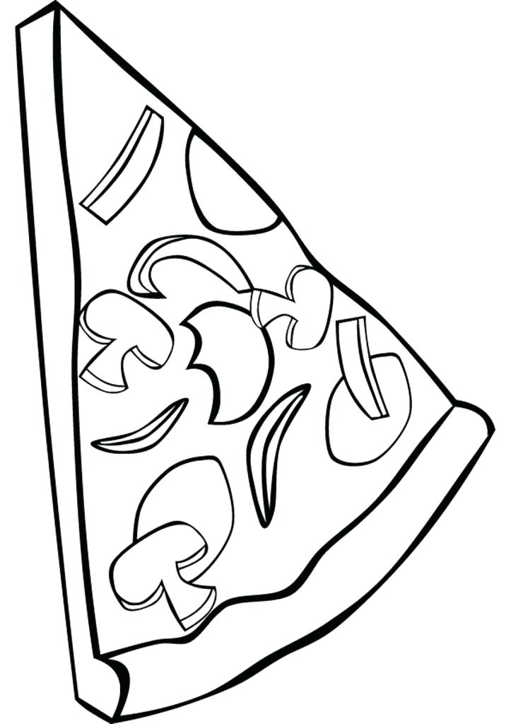 723x1024 Pizza Coloring Pages Cartoon Picture Of Pizza Coloring Page Free