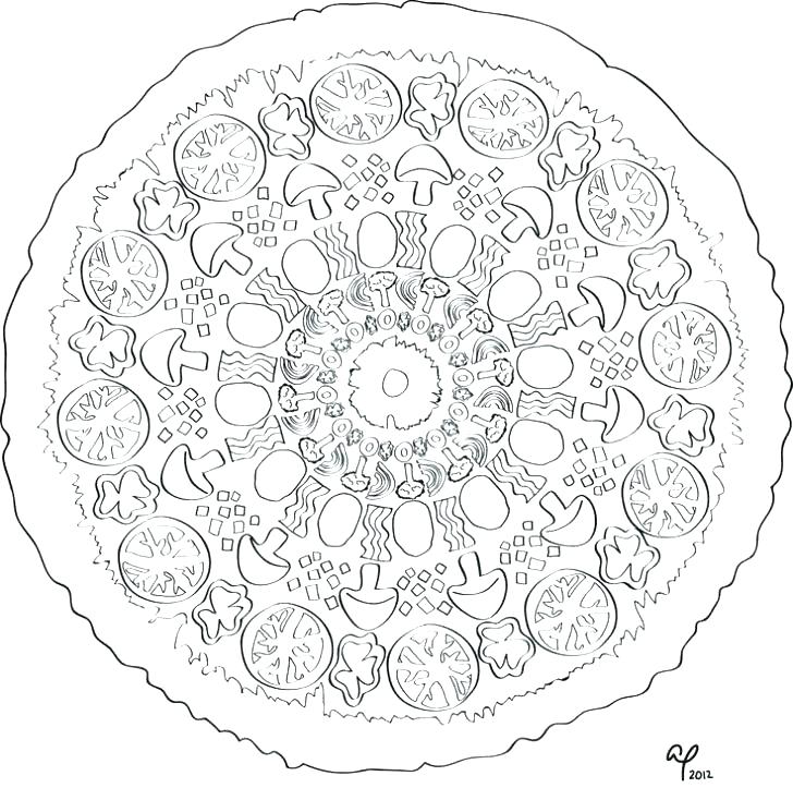728x723 Pizza Coloring Pages Coloring Pages Coloring Page Pizza Pizza