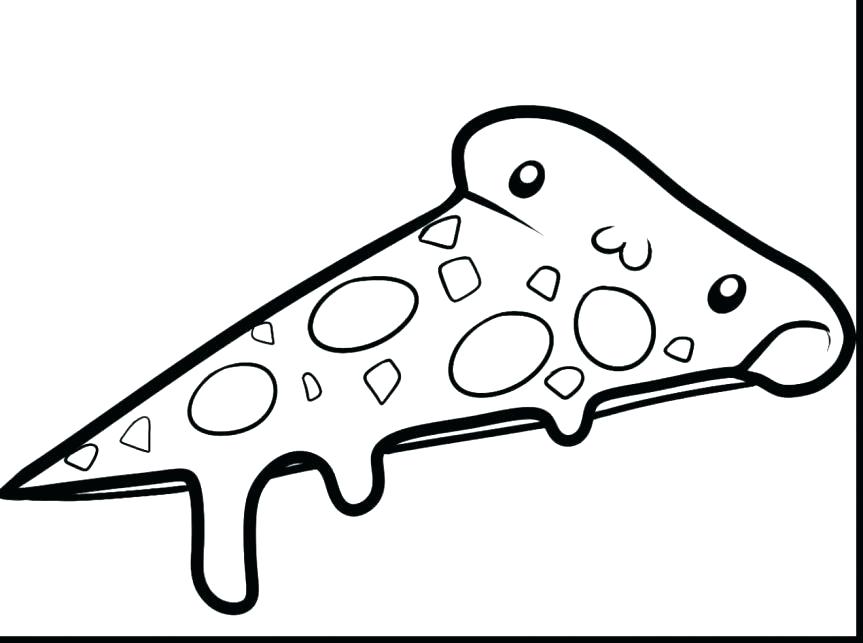 863x643 Pizza Coloring Pages Pizza Coloring Pages Coloring Page Pizza