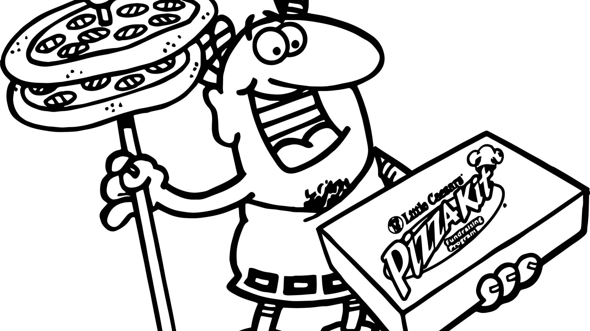 1920x1080 Convenient Pizza Coloring Pages Themed Cheese Steve Images Hd