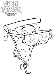 236x322 Free Pizza Steve Coloring Page From Uncle Grandpa Brenden Party