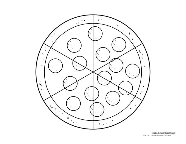 600x464 Pizza Coloring Pages Art Amp Crafts For Kids Pizza