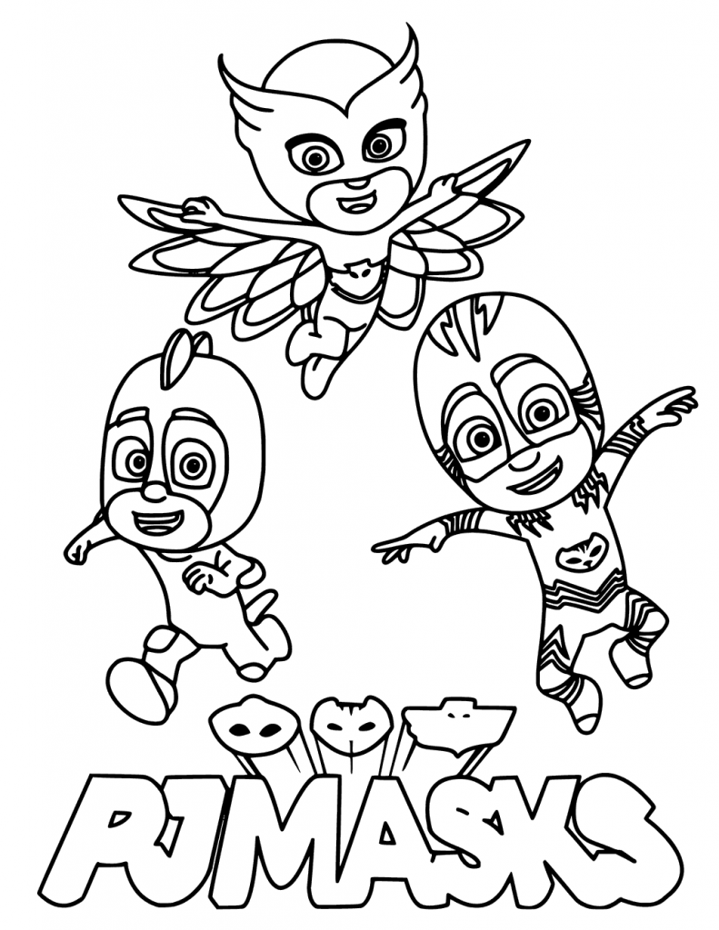 Pj Coloring Pages