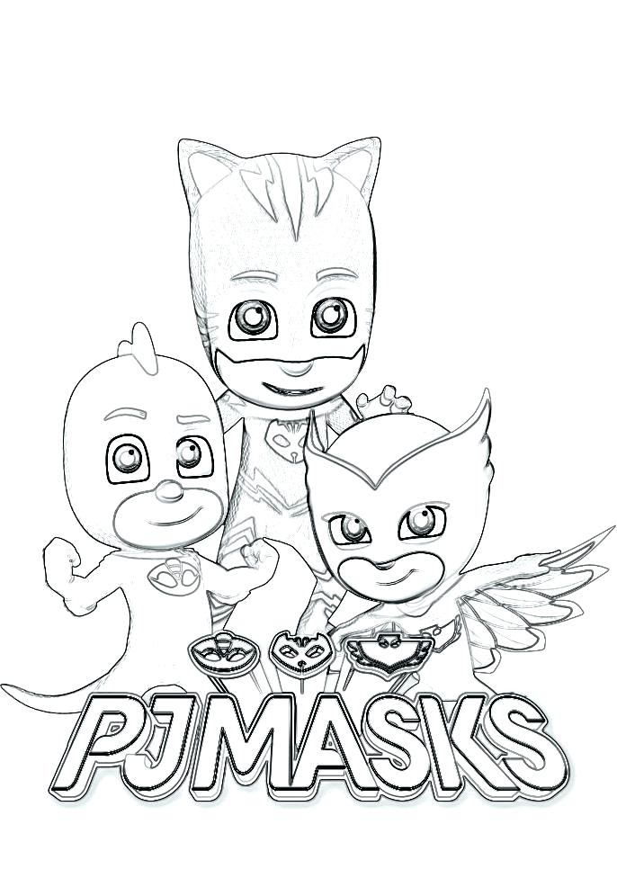686x966 Pj Mask Coloring Pages Or Masks Coloring Pages Images About