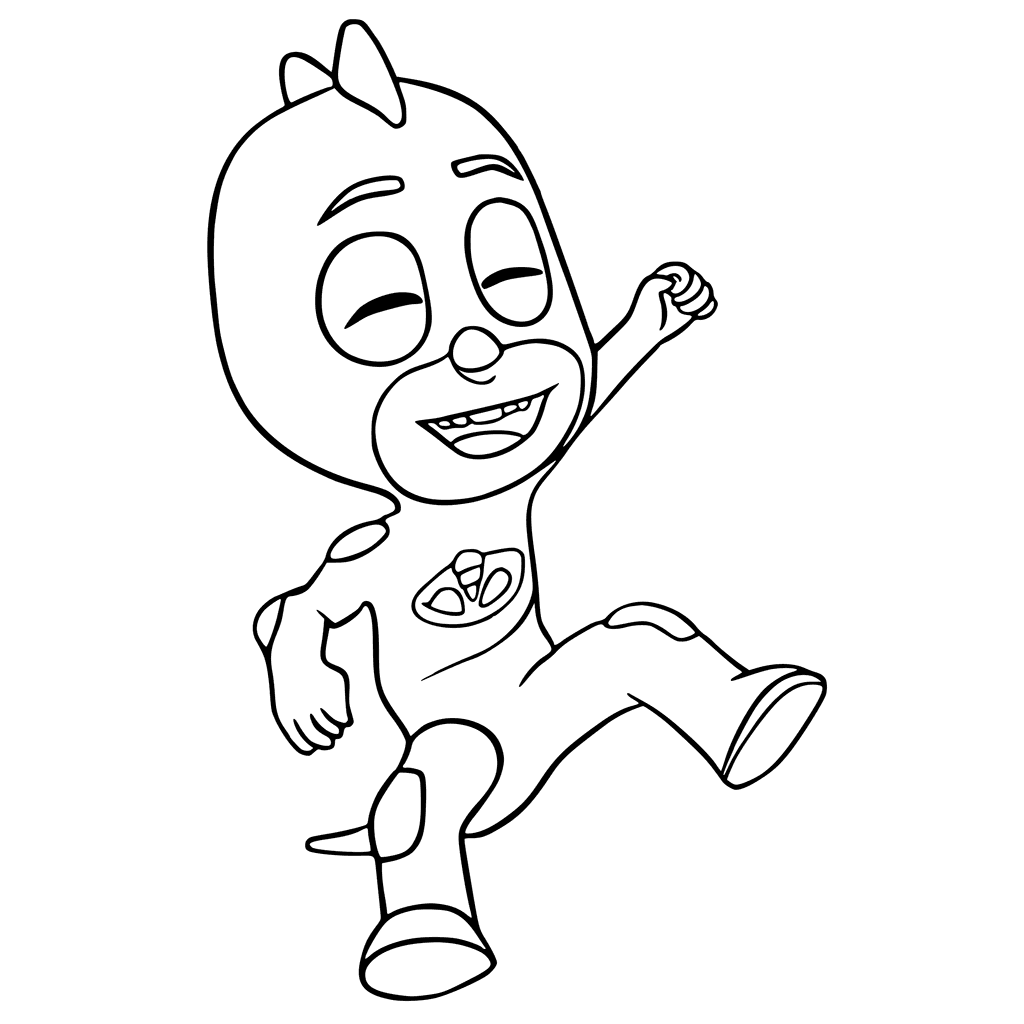 1024x1024 Top 30 Pj Masks Coloring Pages Pijama