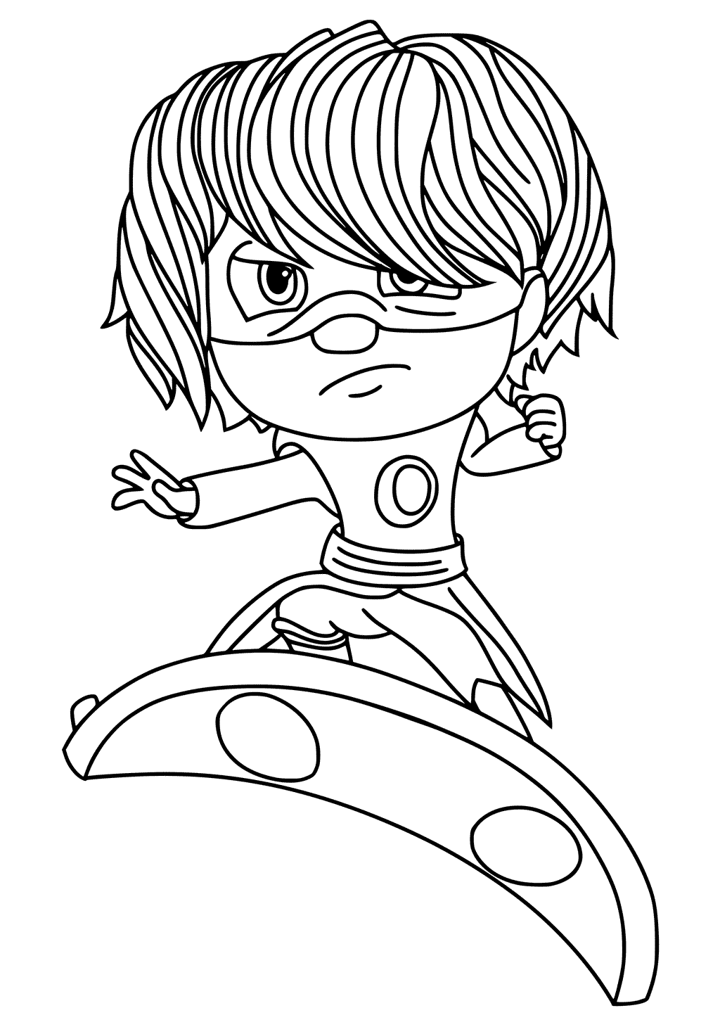 1024x1460 Luna Girl From Pj Masks Coloring Page