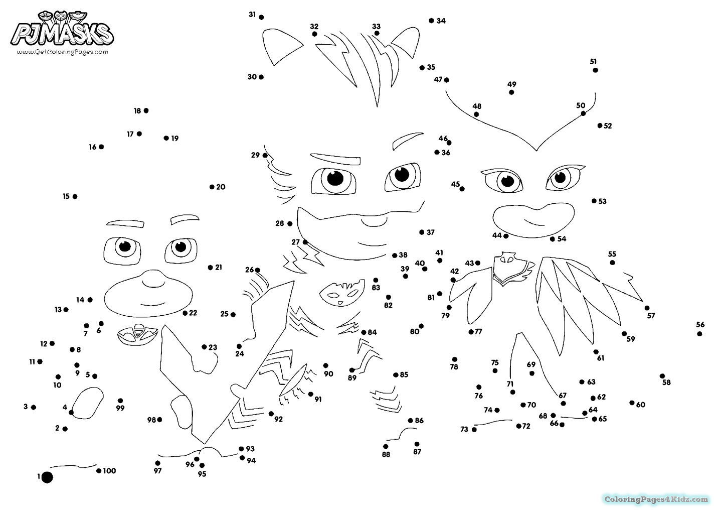 1432x1024 Pj Masks Coloring Pages 1012 Coloring Pages For Kids