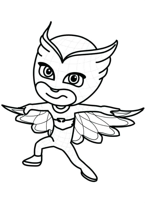 593x832 Pj Masks Coloring Pages Also 3 Pj Masks Coloring Pages Owlette