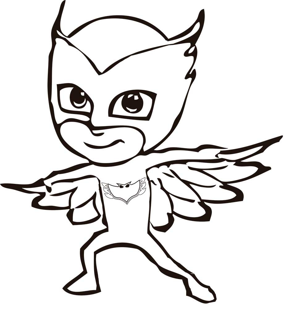 920x1000 Www.coloring Pages Beautiful Pj Masks Coloring Pages Coloring Home