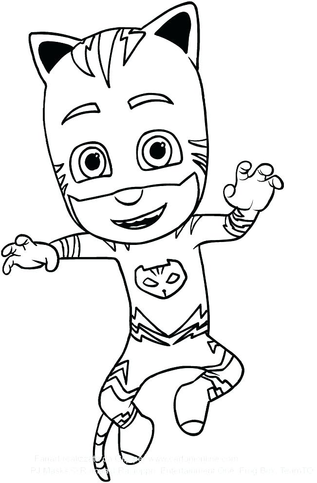 651x992 Pj Masks Color Pages