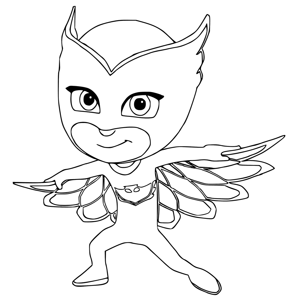 1024x1024 Pj Masks Coloring Pages Black And White To Print Coloring