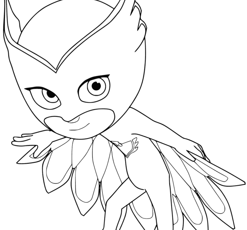 859x800 Pj Masks Coloring Pages Free Printable Adult African Ceremonial