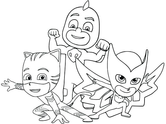 564x420 Pj Masks Coloring Masks Coloring Pages Pj Masks Printable Coloring