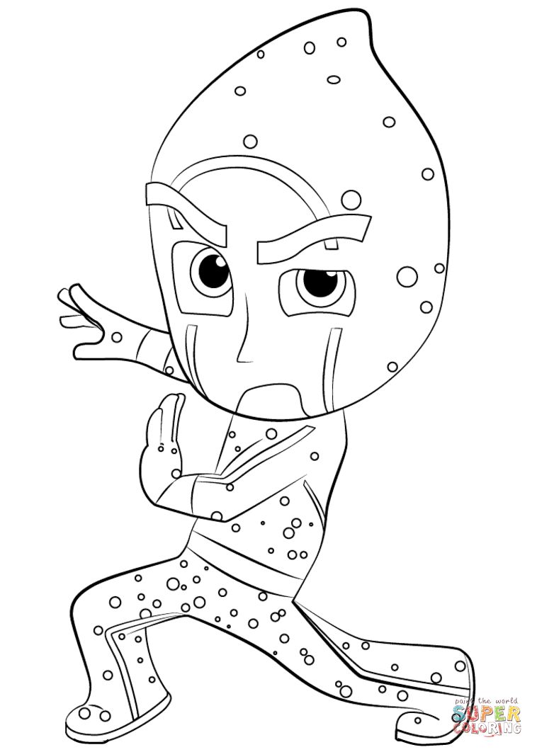 758x1062 Pj Masks Coloring Pages
