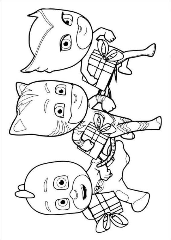 593x832 Kids N 20 Coloring Pages Of Pj Masks