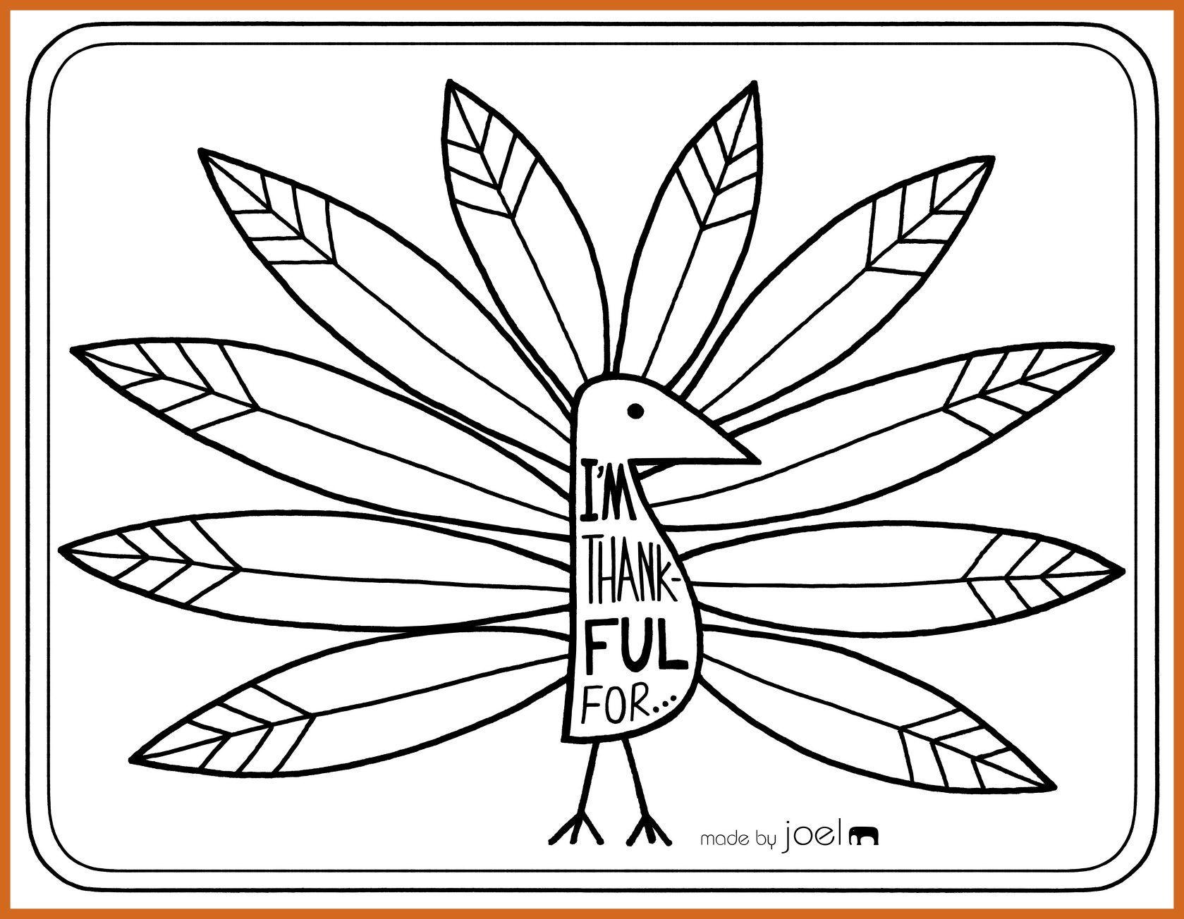 1679x1304 Best Made By Joel Printable Placemat For Giving Thanks Coloring