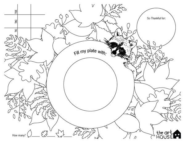 600x464 Free Printable Thanksgiving Placemat Thanksgiving Coloring