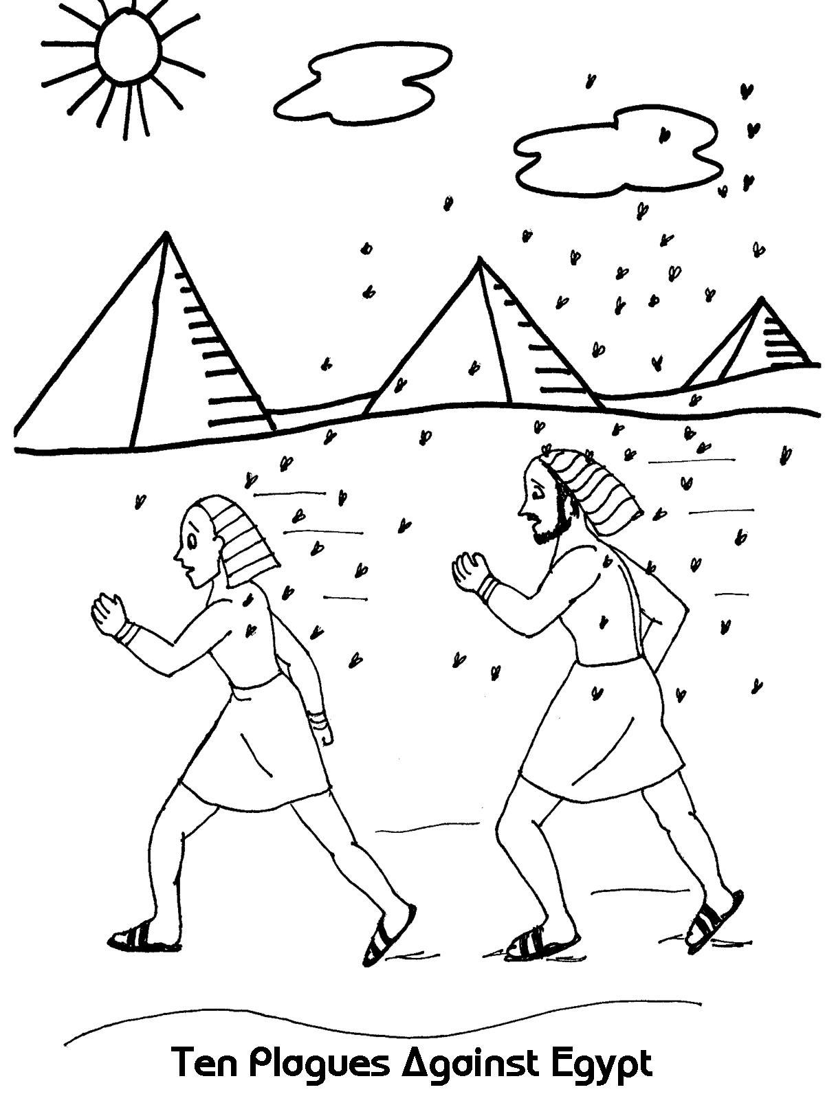 1200x1592 Amazing Ten Plagues Against Egypt Coloring Sheet Wesleyan Kids
