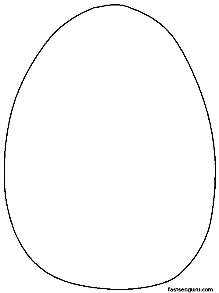 718x957 Egg Coloring Page Printable Image