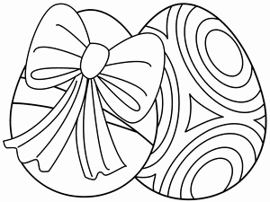 300x225 Plain Easter Egg Coloring Pages Ohmygirl.us
