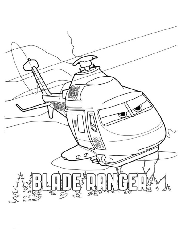 587x768 Coloring Page Planes 2 Blade Ranger 2 Granny Squares Plane